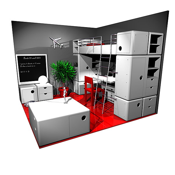 Totalement modulable, évolutive et réutilisable avec ses différents modules combinables à l'envi