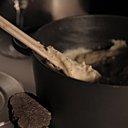 Aligot chic :parfumé aux brisures de truffe !