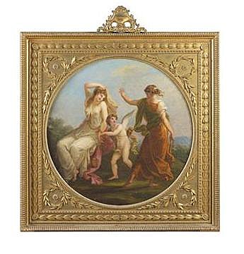 Excellente portraitiste, Angelica Kauffmann se surpasse dans ses allégories