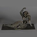 Grande modernité des courbes généreuses de la Bacchante