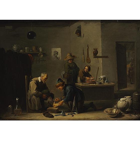 Le Chirurgien, parTeniers le Jeune, collection Esterhazy