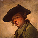 Portrait d'un jeune homme au chapeau, par Greuze, collection Romanov Portrait d'un jeune homme au chapeau, par Greuze, collection Romanov