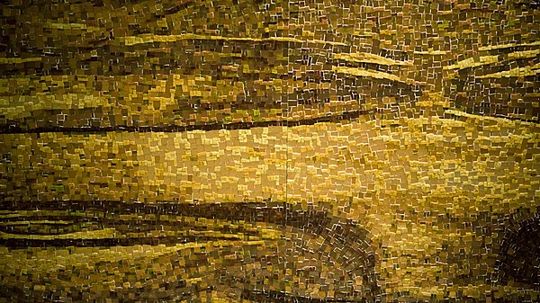 L’anamorphose déforme l’image, la vitesse du véhicule la reconstitue