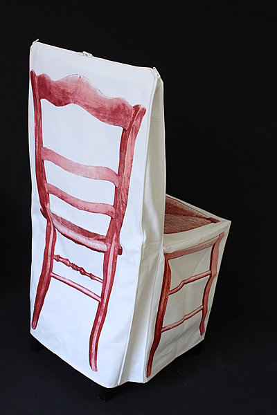 Galette de chaise vintage verso