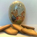 L'oeuf peint et petits sablés Poilâne