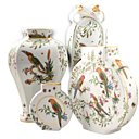 Des oiseaux d’ailleurs adornent le service imaginé par Alain Thomas