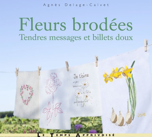 Fleurs brodées