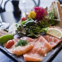Planche de poissons fumés Planche de poissons fumés