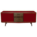 Buffet Enfilade Rouge, la perfection