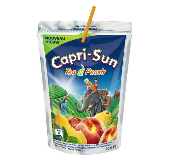 Nomade et naturelle, un thé à la pêche pour la récré ou le goûter