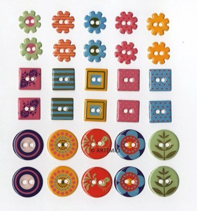 les boutons en Epoxy