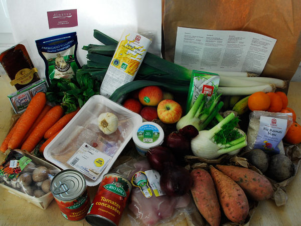 Un cabas livré pour les dîners de la semaine: le rêve !