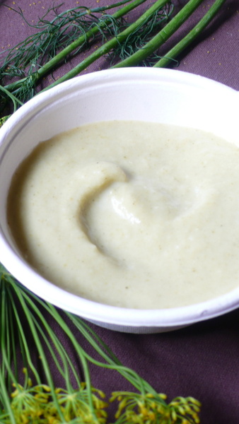 Velouté de fenouil au gingembre