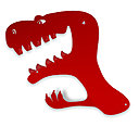 Tout droit sorti de l’imagination reptilienne du designer Thomas de Lussac, le Mantosaure attrape les vêtements avec ses crocs. En acier laqué. 55 x 75 cm. 289 €. Mantosaure. Thomas de Lussac.