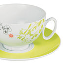 Douceur et fraicheur s’harmonisent dans la collection modulo Tentation au graphisme floral couleurs pastel.