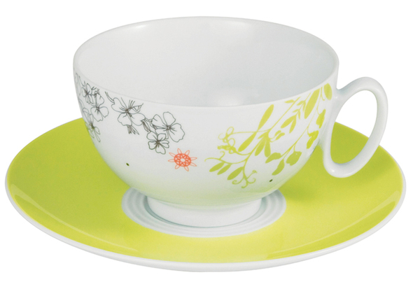 Douceur et fraicheur s’harmonisent dans la collection modulo Tentation au graphisme floral couleurs pastel.