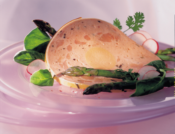 Galantine se fait élégante avec une salade d'herbes