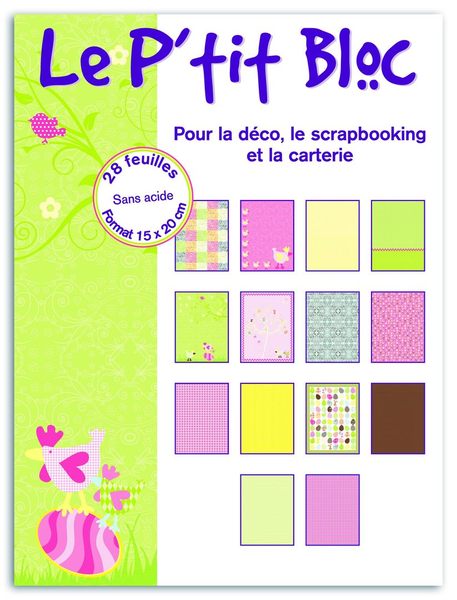 Petit bloc de la collection Cocottes & Cie