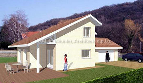 Maison utilisée pour le test maisons passives et basse consommation