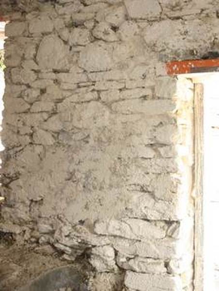 mur d'un bâtiment ancien