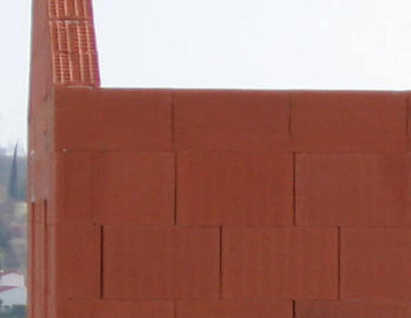 Mur en brique à joints minces de type A