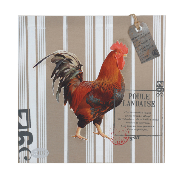 Pour ceux en quête d'ancêtres illustres: le fier coq de Maisons du Monde