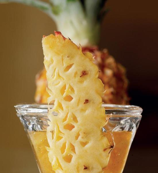 Confiture d'ananas parfumée de vanille et de rhum pour des saveurs bien exotiques