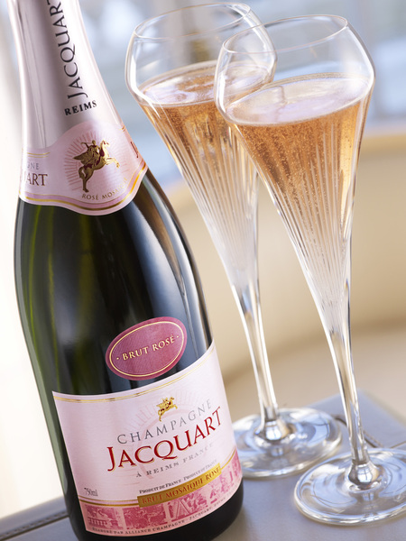 Le Brut Rosé Mosaïque, parfait sur des desserts