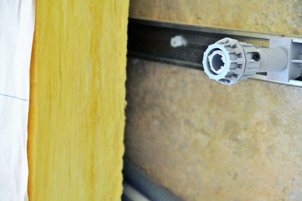 L'isolation des murs extérieurs a été particulièrement soignée