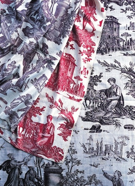 L'offrande à l'amour, dessin typiquement 18ème, s'invite dans différents coloris