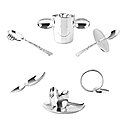 Le collectif 5.5 Designers avec la collection « Bienvenue ! » célèbre la cuillère avec dérision et finesse.