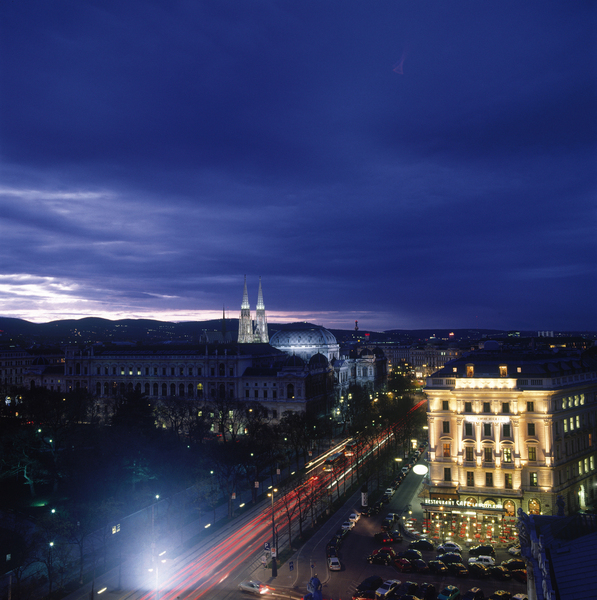 Vue générale sur le Ring, le boulevard de l’empereur François-Joseph