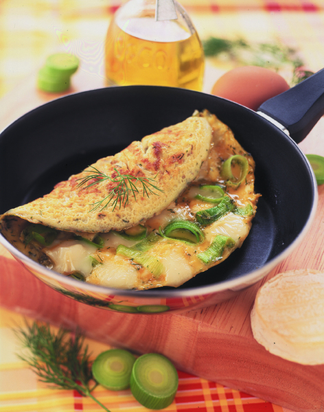 Cette omelette est aussi savoureuse chaude ou tiède, que froide.