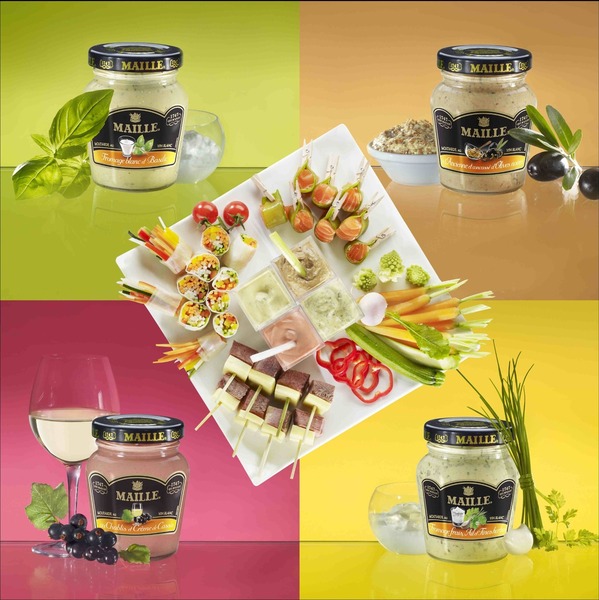 Les 4 nouvelles moutardes de Maille fêtent le printemps avec leurs saveurs acidulées