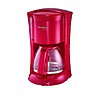 Une touche de glamour pour cette cafetière rouge aux reflets argentés. Porte-filtre pivotant, stop-gouttes. Capacité de 1,25 l. 19,49 €. Cafetière Principio. Moulinex.