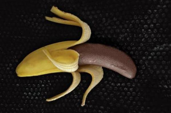 Une banane délicieusement enrobée