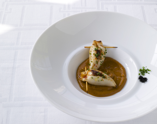 Un mariage terre-mer pour un plat exhalant la région basque.