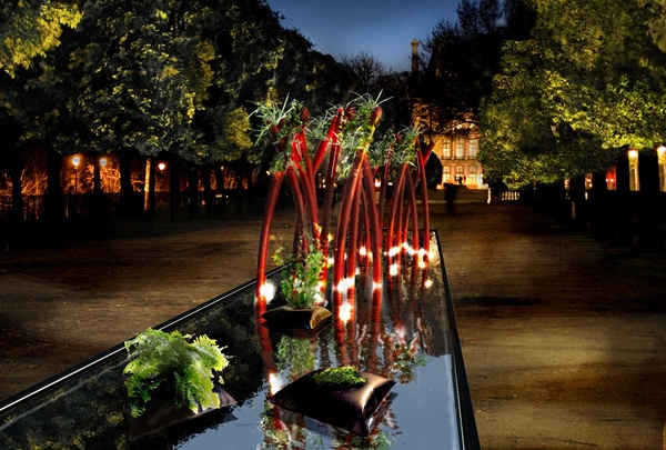 Alexis Tricoire nous démontre une fois de plus son amour des jardins avec ce bassin