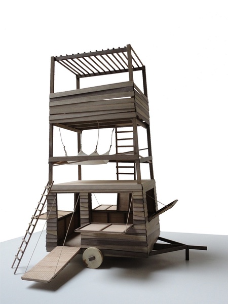 La cabane revisitée, très beau projet de Frédéric Ruyant