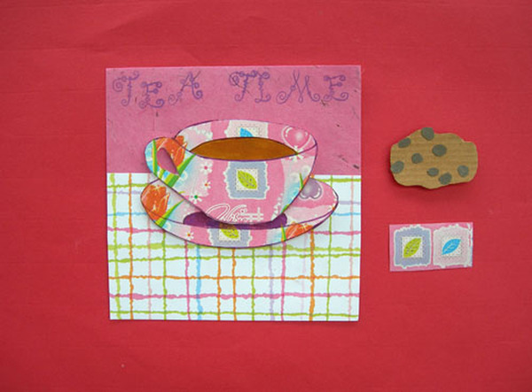 Fixez les éléments avec des adhésifs 3D