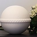 Urne en sel, biodégradable en eau salée, mais aussi douce.