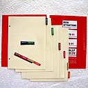 Intercalaires à disposer sur le bord des feuillets