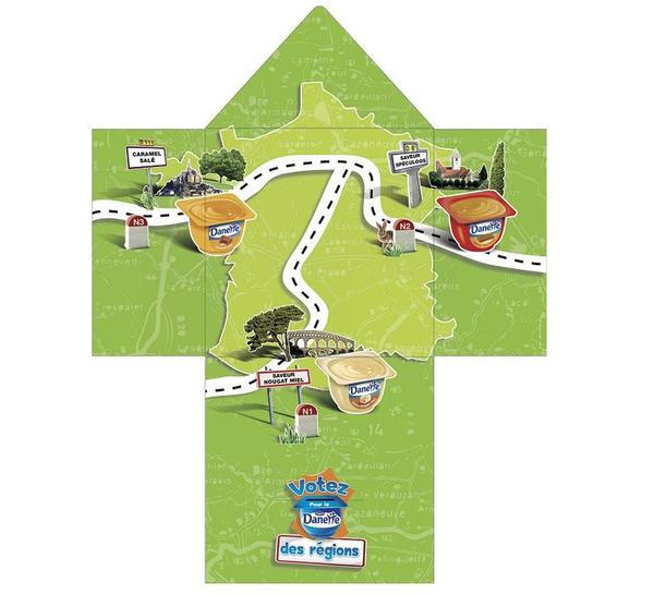 Crème dessert préférée des Français, Danette parcours la France des saveurs