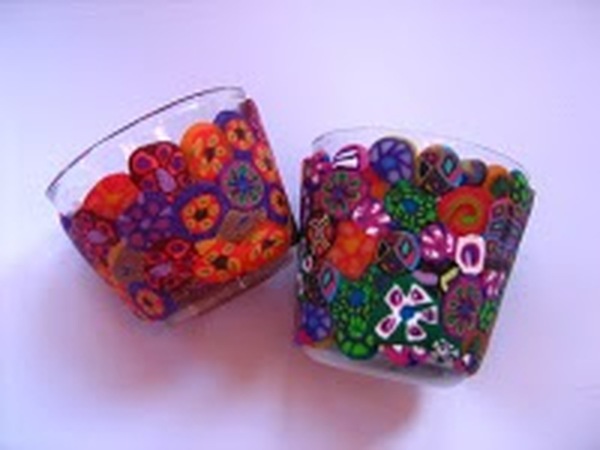 Photophore en millefiori