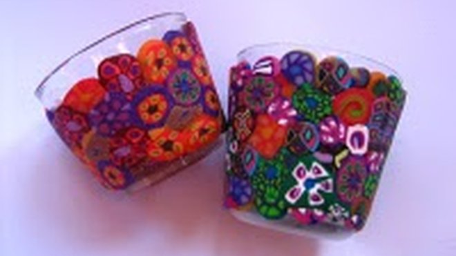 Photophore en millefiori