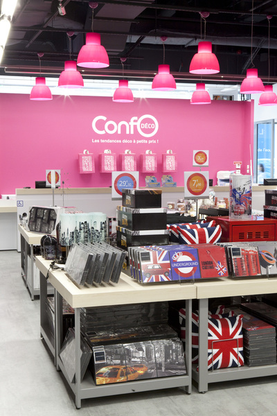 Un concept de magasins de superficie de 600 à 800 m² en centre ville dédié aux objets, arts de la table et luminaires