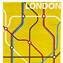 Tapis Plan de Londres en 100% polypropylène. Dim : L 115 x H 160 cm, prix : 25 euros