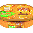 Carte d'Or s'est surpassé avec son sorbet orange extrêmement frais et juteux