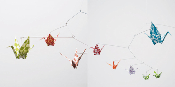 Décoratifs et éco-conçus, les mobiles origami de chez Bon Vent