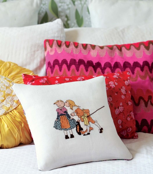 Coussin "les amoureux"